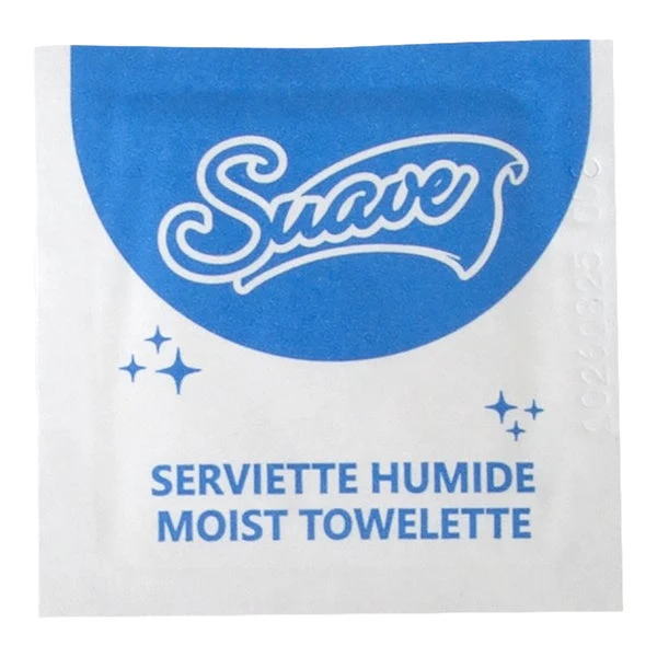 Suave Moist Towelette - Pack of 1000 - Disposables, Restaurant Packaging and Take-Out Supplies - Canadian Distribution - Ships Free Within Canada on Orders Above CAD $199