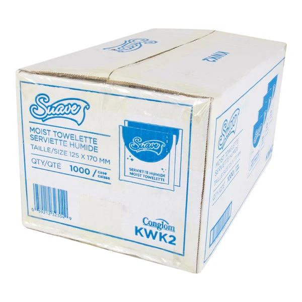 Suave Moist Towelette - Pack of 1000 - Disposables, Restaurant Packaging and Take-Out Supplies - Canadian Distribution - Ships Free Within Canada on Orders Above CAD $199 - Image 4