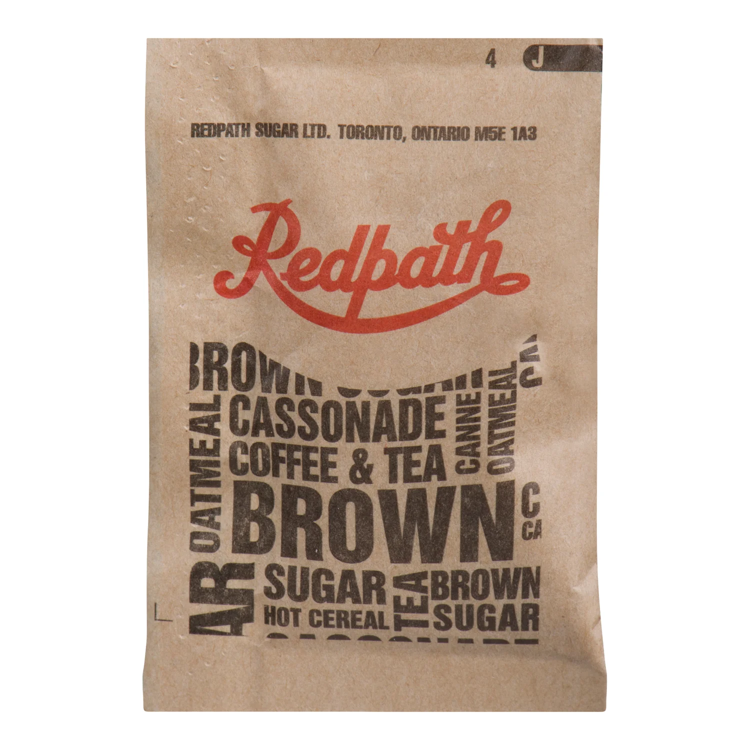 Sugar Brown Packets - 1000 count - Red Path - Restaurant and Foodservice Ingredients - Canadian Distribution - Ships Free Within Canada on Orders Above CAD $199