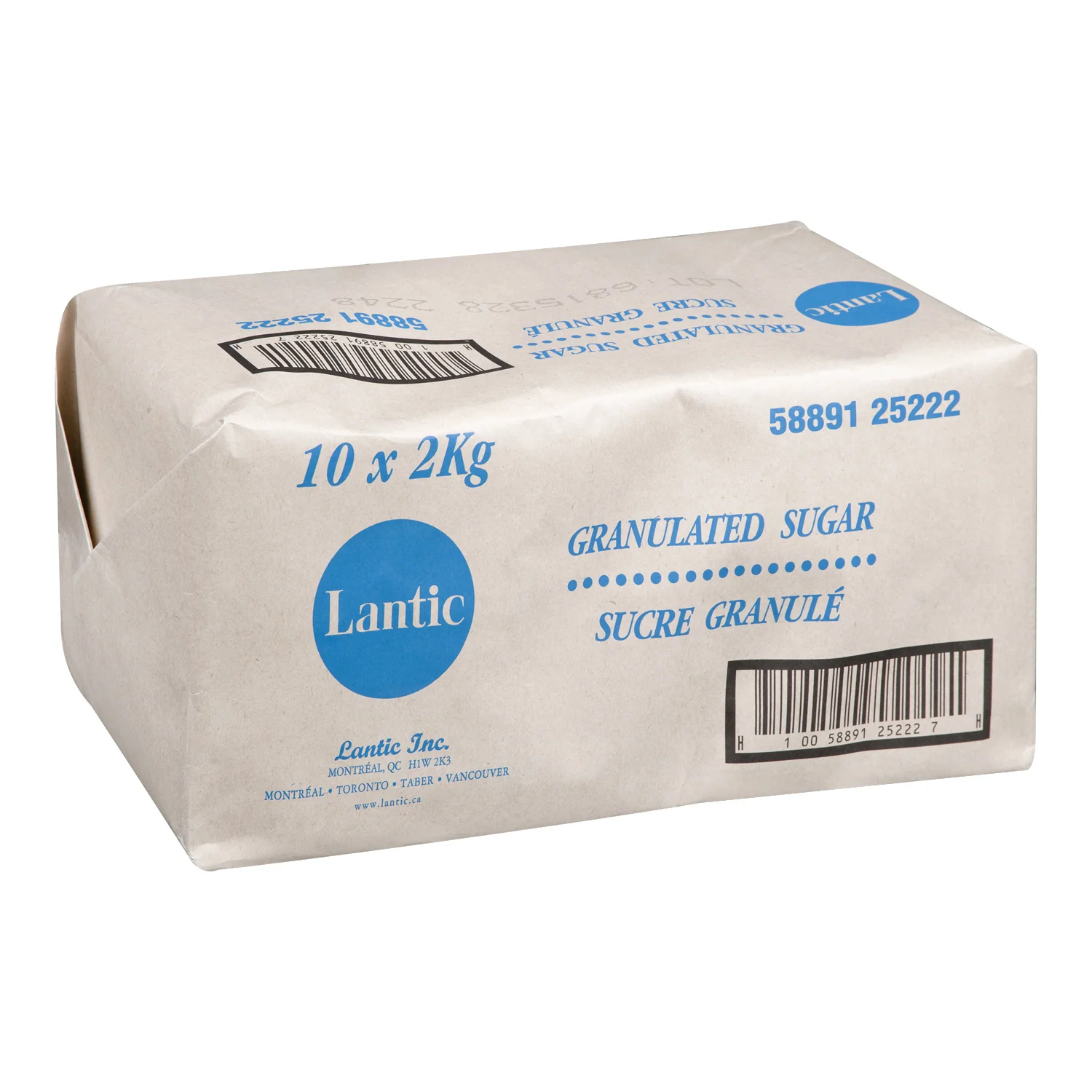 Sugar Granulated - 10 x 2 kg - Lantic Sugar Lt - Restaurant and Foodservice Ingredients - Canadian Distribution - Ships Free Within Canada on Orders Above CAD $199 - Image 2