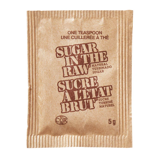 Sugar in the Raw Natural Turbinado Sugar - 4 x Pack of 1,000 - Grocery and Food Items - Canadian Distribution - Ships Free Within Canada on Orders Above CAD $199 - Image 2