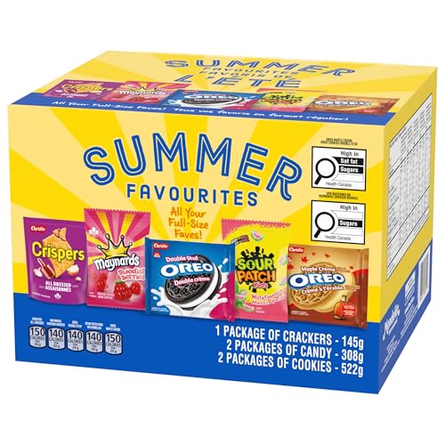 Summer Snack Box 975g - Beach & Picnic Assortment with Cookies, Candies & Crispers - Canadian Distribution - Ships Free Within Canada on Orders Above CAD $199 - Image 3