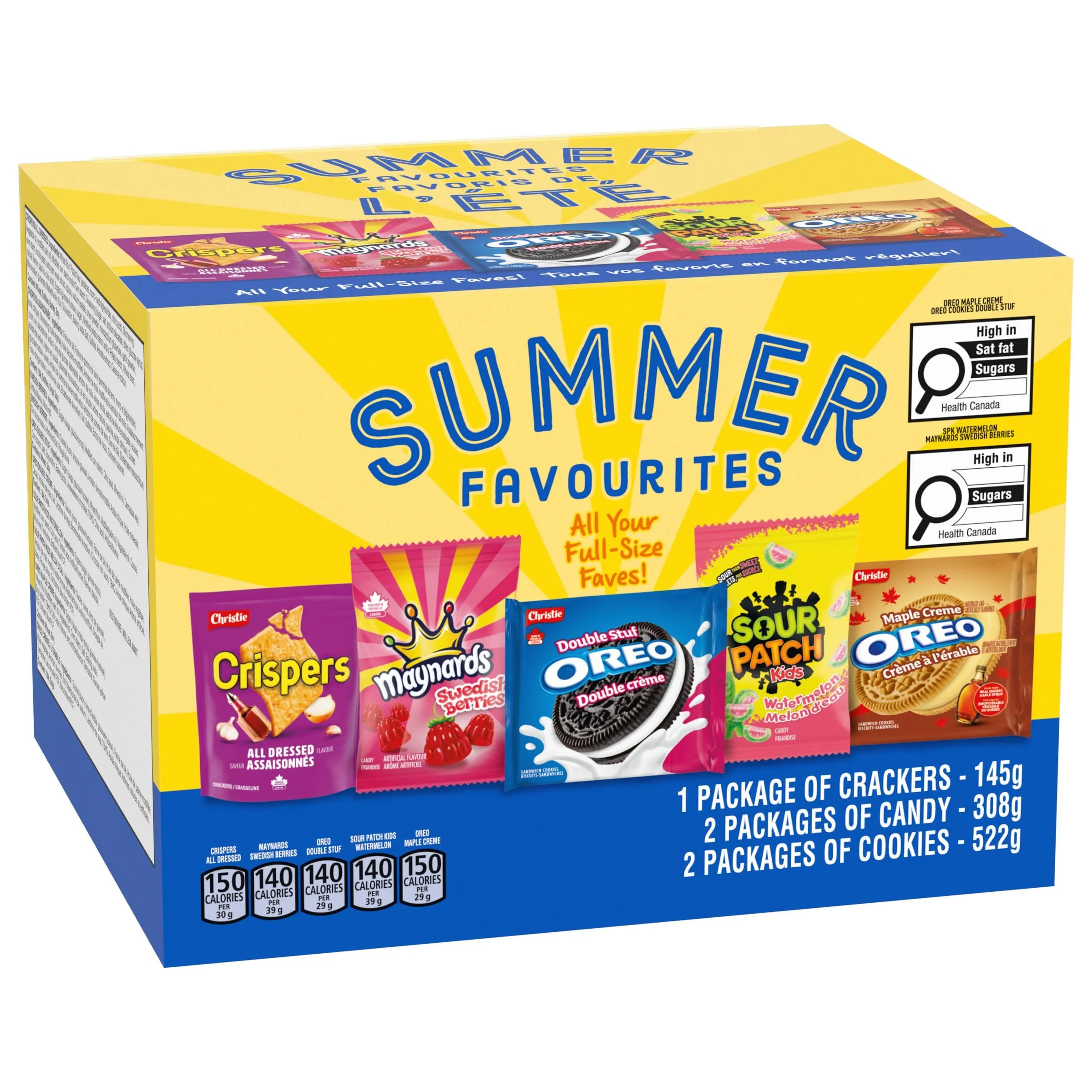 Summer Snack Box 975g - Beach & Picnic Assortment with Cookies, Candies & Crispers - Canadian Distribution - Ships Free Within Canada on Orders Above CAD $199 - Image 5