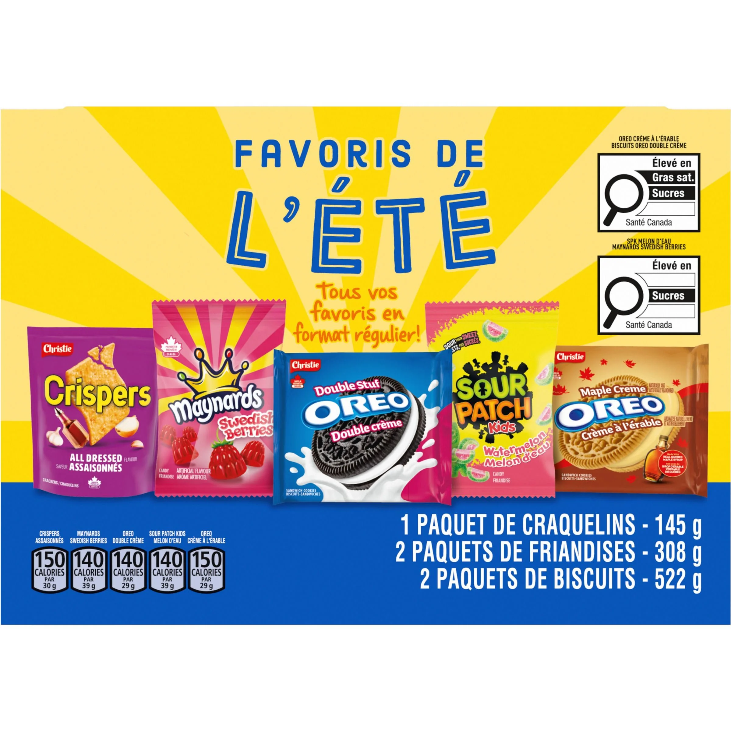Summer Snack Box 975g - Beach & Picnic Assortment with Cookies, Candies & Crispers - Canadian Distribution - Ships Free Within Canada on Orders Above CAD $199 - Image 6