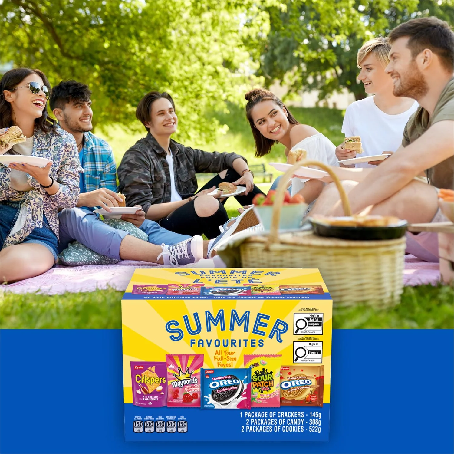 Summer Snack Box 975g - Beach & Picnic Assortment with Cookies, Candies & Crispers - Canadian Distribution - Ships Free Within Canada on Orders Above CAD $199 - Image 8