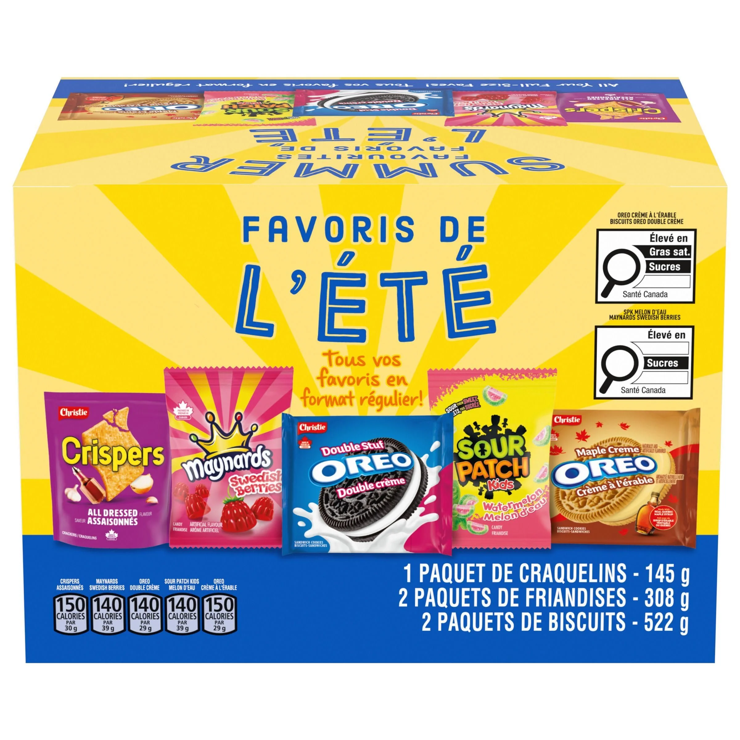 Summer Snack Box 975g - Beach & Picnic Assortment with Cookies, Candies & Crispers - Canadian Distribution - Ships Free Within Canada on Orders Above CAD $199 - Image 9