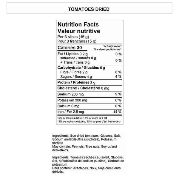 Sun Dried Tomatoes - 4 x 2.27 kg - Yupik - Canadian Distribution - Ships Free Within Canada on Orders Above CAD $199 - Image 2