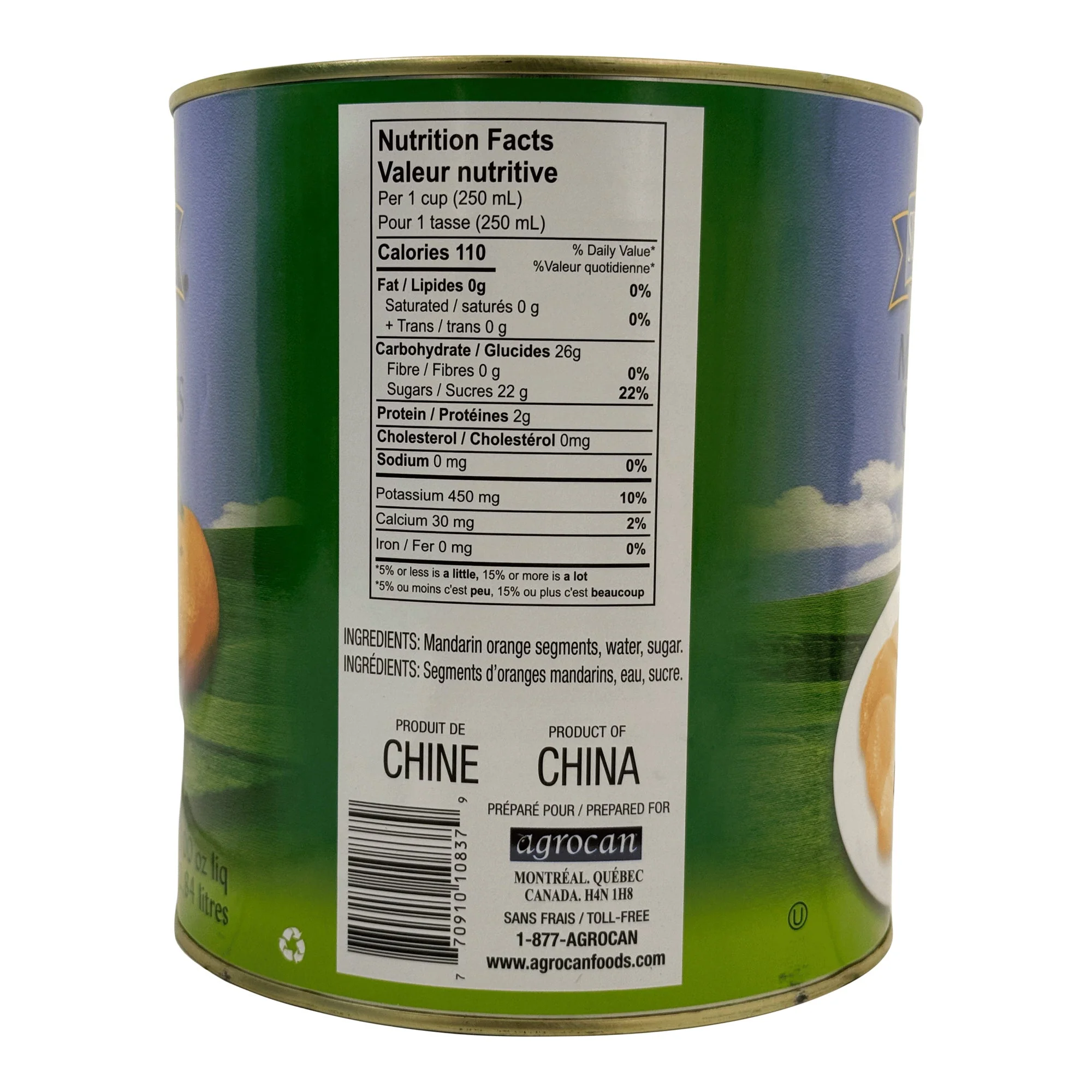 Sun Med Mandarin Oranges - 4 x 2.84 L - Grocery and Food Items - Canadian Distribution - Ships Free Within Canada on Orders Above CAD $199 - Image 2