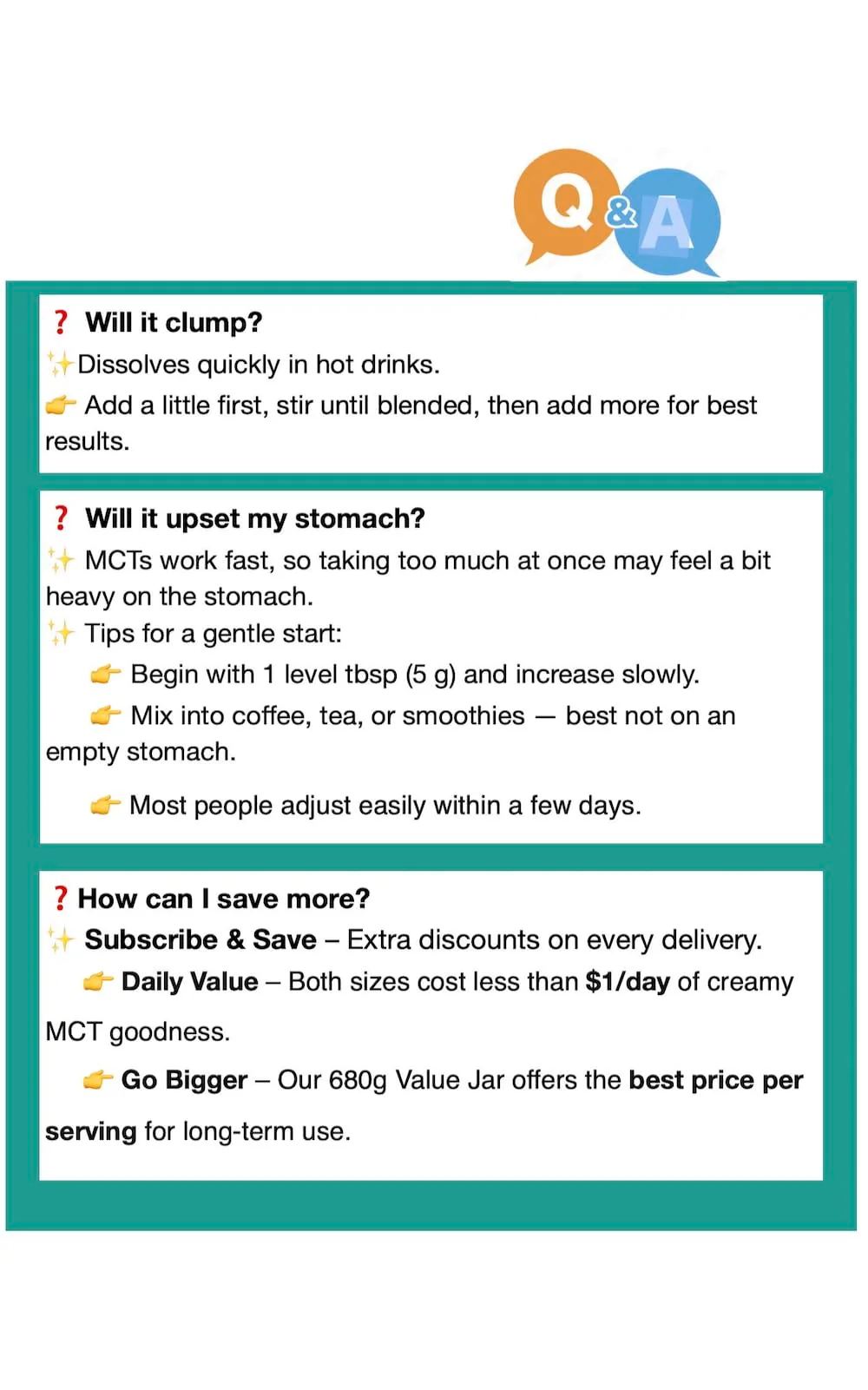SUNYEAH – MCT Oil Powder – Unflavoured – 300g – Pure C8 C10 - Canadian Distribution - Ships Free Within Canada on Orders Above CAD $199 - Image 6