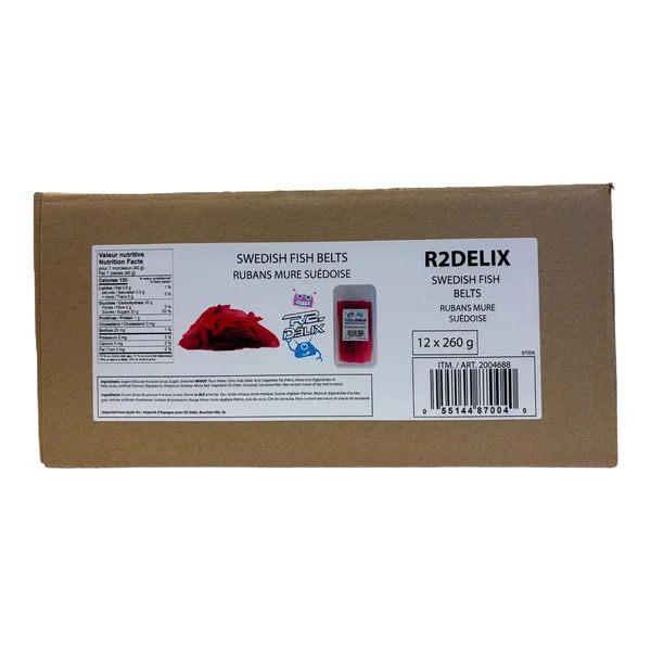 Swedish Berry Belts - 48 x 260 g - R2-Delix - Canadian Distribution - Ships Free Within Canada on Orders Above CAD $199 - Image 3