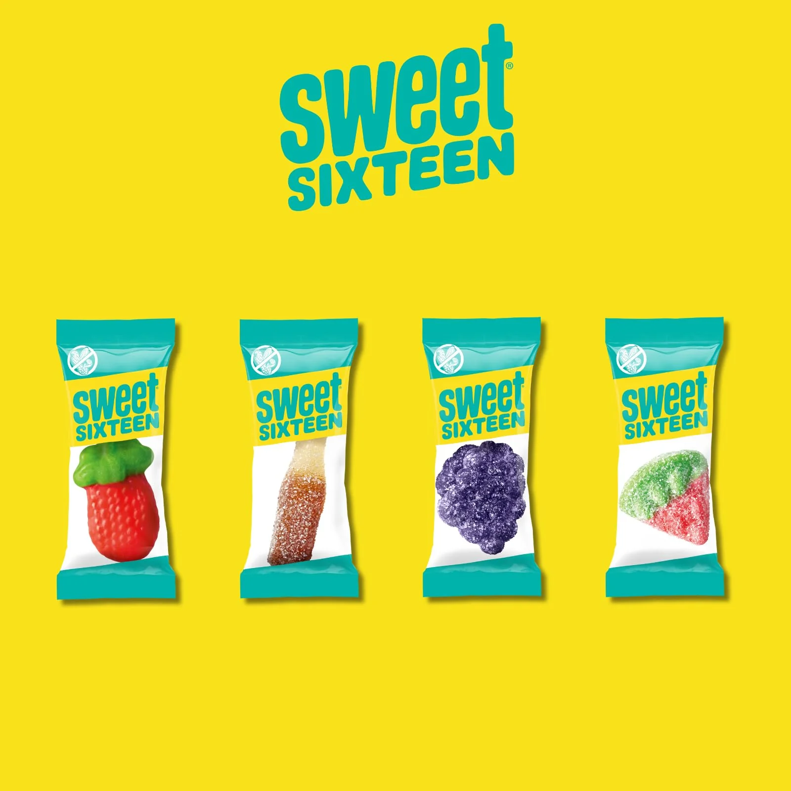 Sweet Sixteen Assorted Gummy Candy Mix - 100 Individually Wrapped Pieces for Celebrations, Events & Everyday Enjoyment - Canadian Distribution - Ships Free Within Canada on Orders Above CAD $199 - Image 4