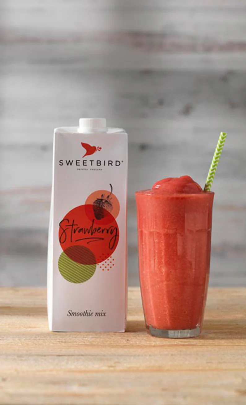 Sweetbird Smoothies - Strawberry - 8 x 1 L Case - Vegan - Canadian Distribution - Ships Free Within Canada on Orders Above CAD $199 - Image 3