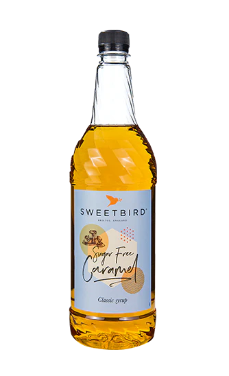 Sweetbird Syrup - Caramel Fudge - 6 x 1 L Case - Vegan - Canadian Distribution - Ships Free Within Canada on Orders Above CAD $199