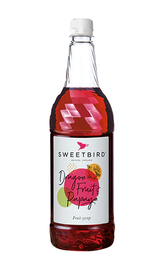 Sweetbird Syrup - Dragon Papaya - 6 x 1 L Case - Vegan - Canadian Distribution - Ships Free Within Canada on Orders Above CAD $199