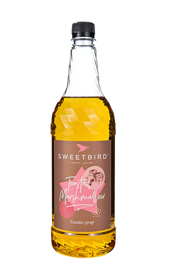 Sweetbird Syrup - Toasted Marshmallow - 6 x 1 L Case - Vegan - Canadian Distribution - Ships Free Within Canada on Orders Above CAD $199