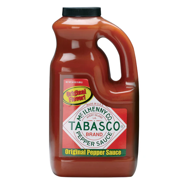Tabasco Red Pepper Original Sauce - 4 x 1.89 L - Grocery and Food Items - Canadian Distribution - Ships Free Within Canada on Orders Above CAD $199