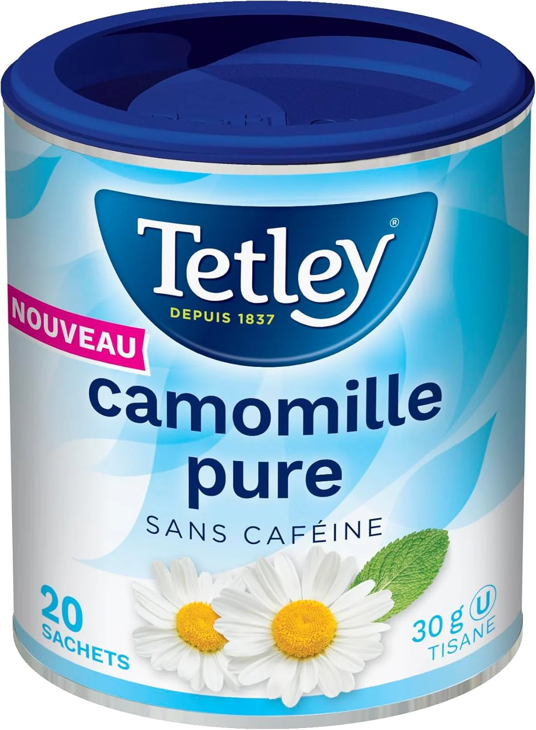 Tetley Pure Camomile Herbal Tea – 100% Camomile Flowers, Caffeine-Free, 20 Tea Bags per Box, 30g (6-Pack) - Canadian Distribution - Ships Free Within Canada on Orders Above CAD $199 - Image 3