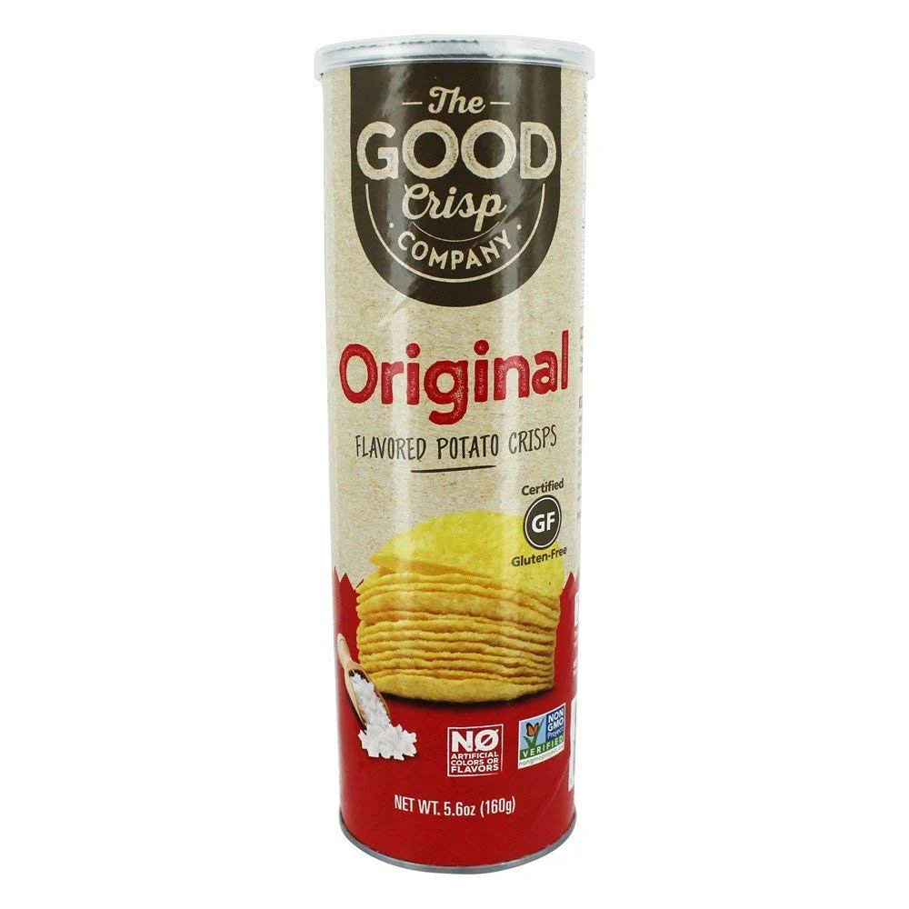 The Good Crisp Company Sour Cream & Onion Potato Crisps, 160g - Canadian Distribution - Ships Free Within Canada on Orders Above CAD $199