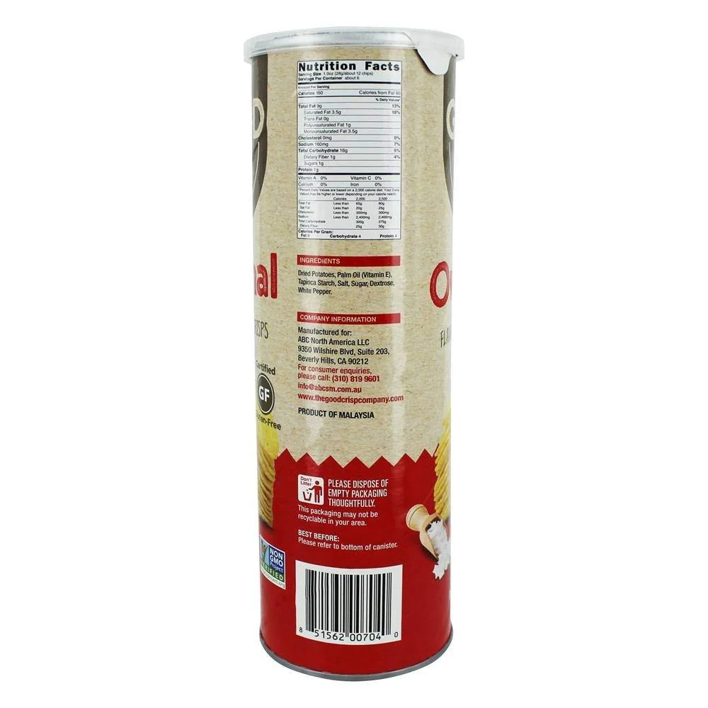 The Good Crisp Company Sour Cream & Onion Potato Crisps, 160g - Canadian Distribution - Ships Free Within Canada on Orders Above CAD $199 - Image 3