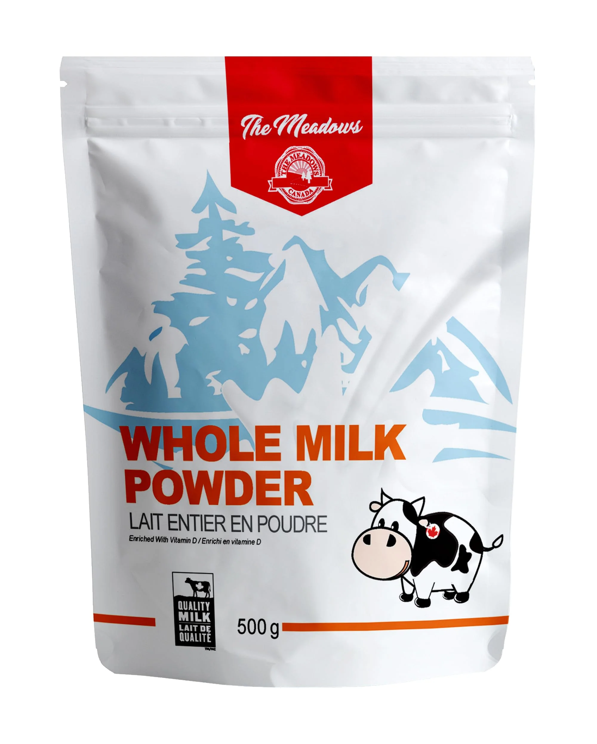 The Meadows – Whole Milk Powder – Canadian, rBGH/rBST Free – 500g - Canadian Distribution - Ships Free Within Canada on Orders Above CAD $199