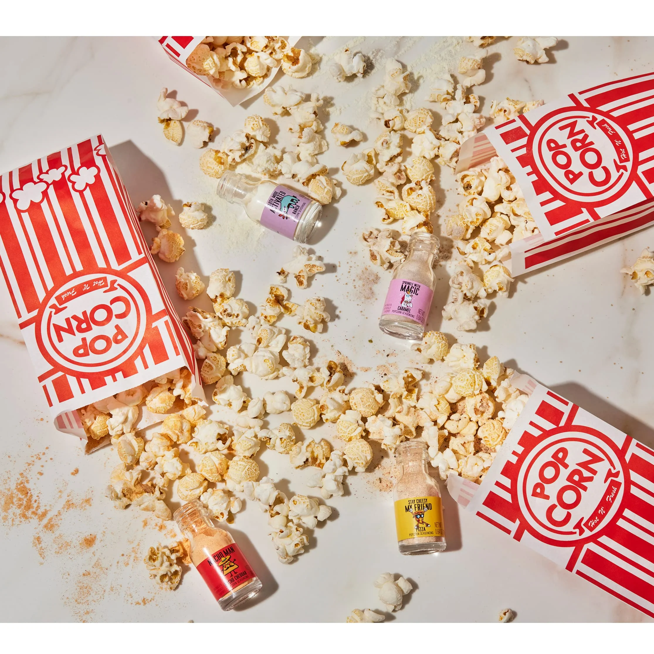 Thoughtfully – Popcorn Seasoning Sampler – 10 Flavours – Pack of 10 - Canadian Distribution - Ships Free Within Canada on Orders Above CAD $199 - Image 2