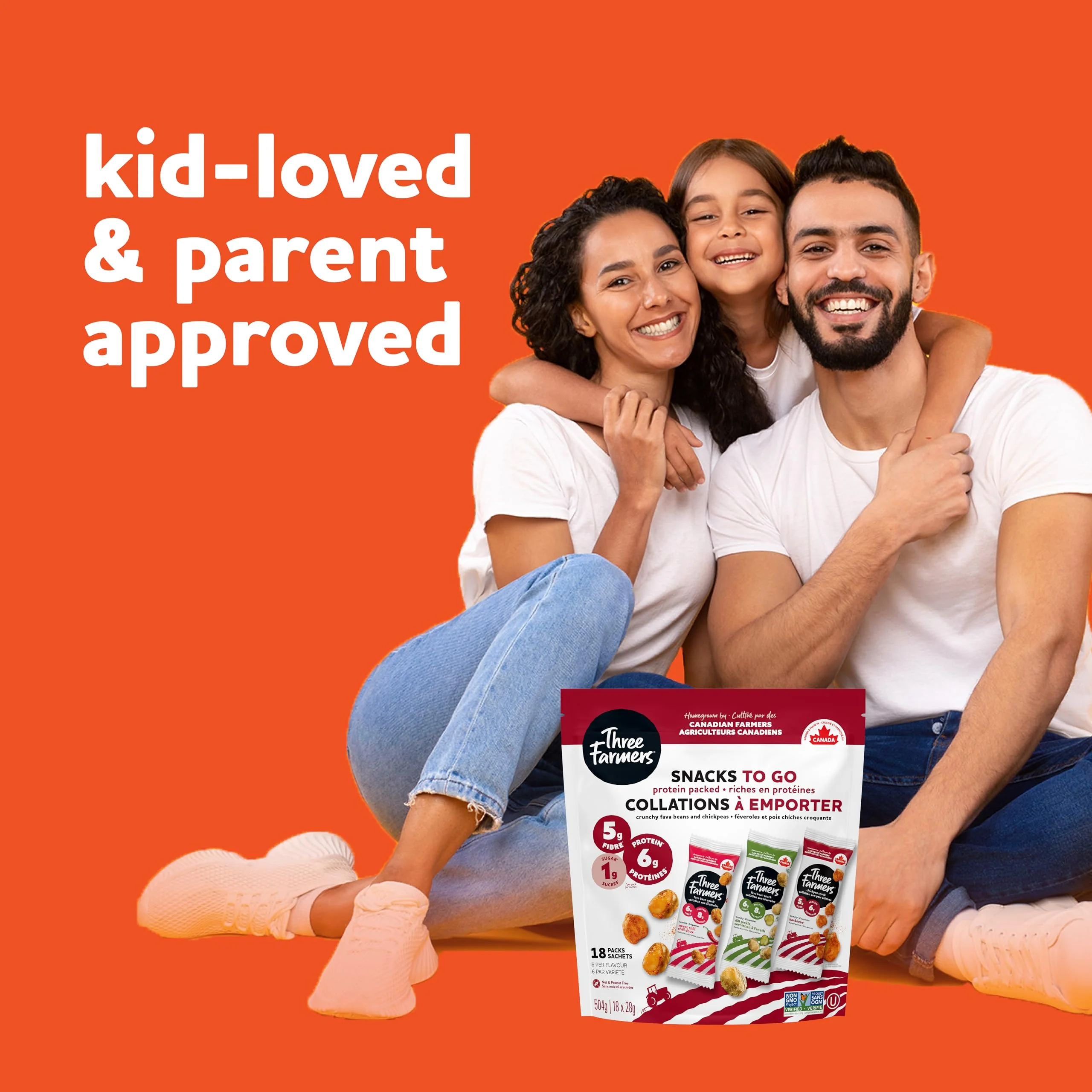 Three Farmers – Healthy Snack Packs – Sweet Chili/Dill Pickle/BBQ – 18 Pack - Canadian Distribution - Ships Free Within Canada on Orders Above CAD $199 - Image 2