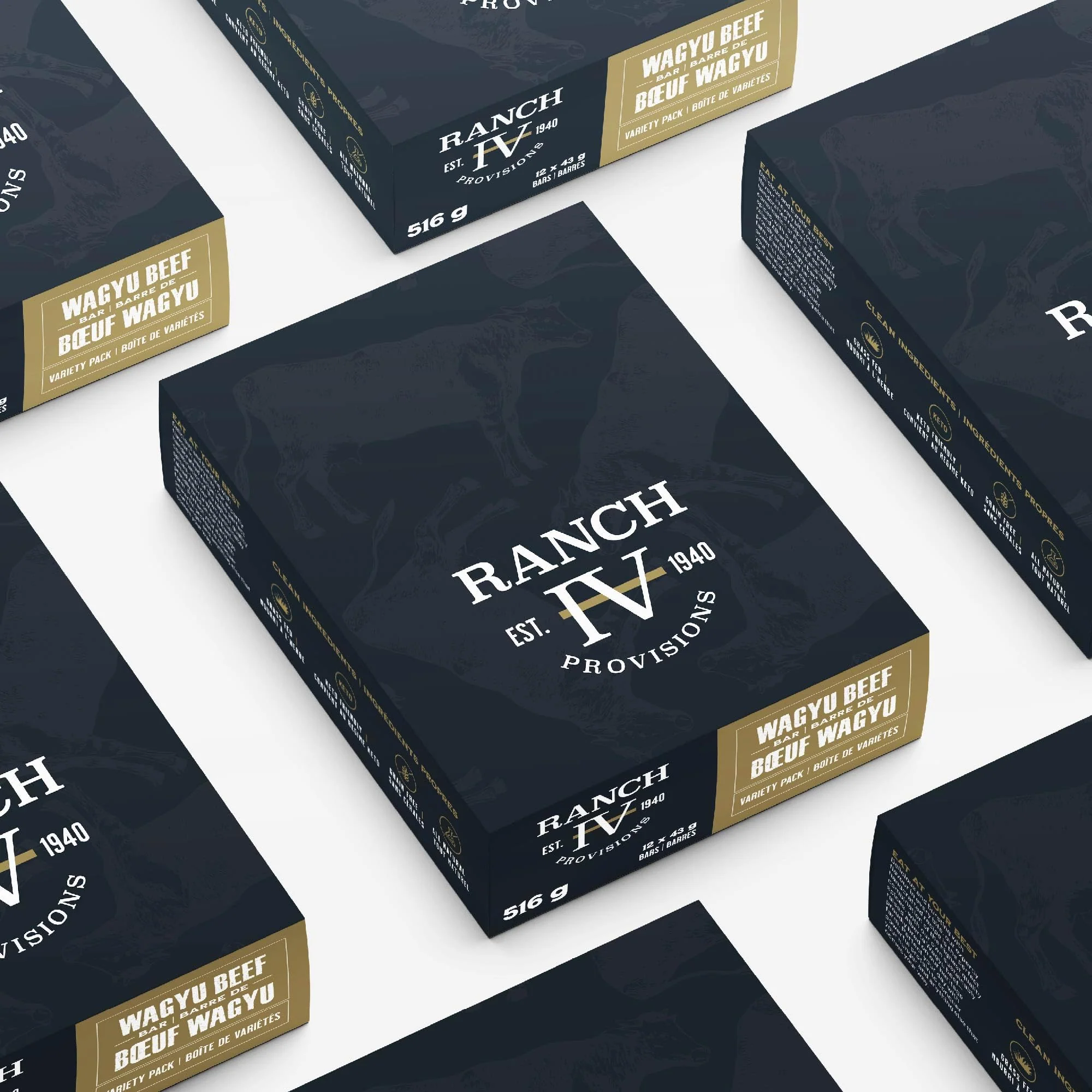 Thrive Provisions – Wagyu Beef Bars – Variety Pack – 12 × 43 g - Canadian Distribution - Ships Free Within Canada on Orders Above CAD $199 - Image 2