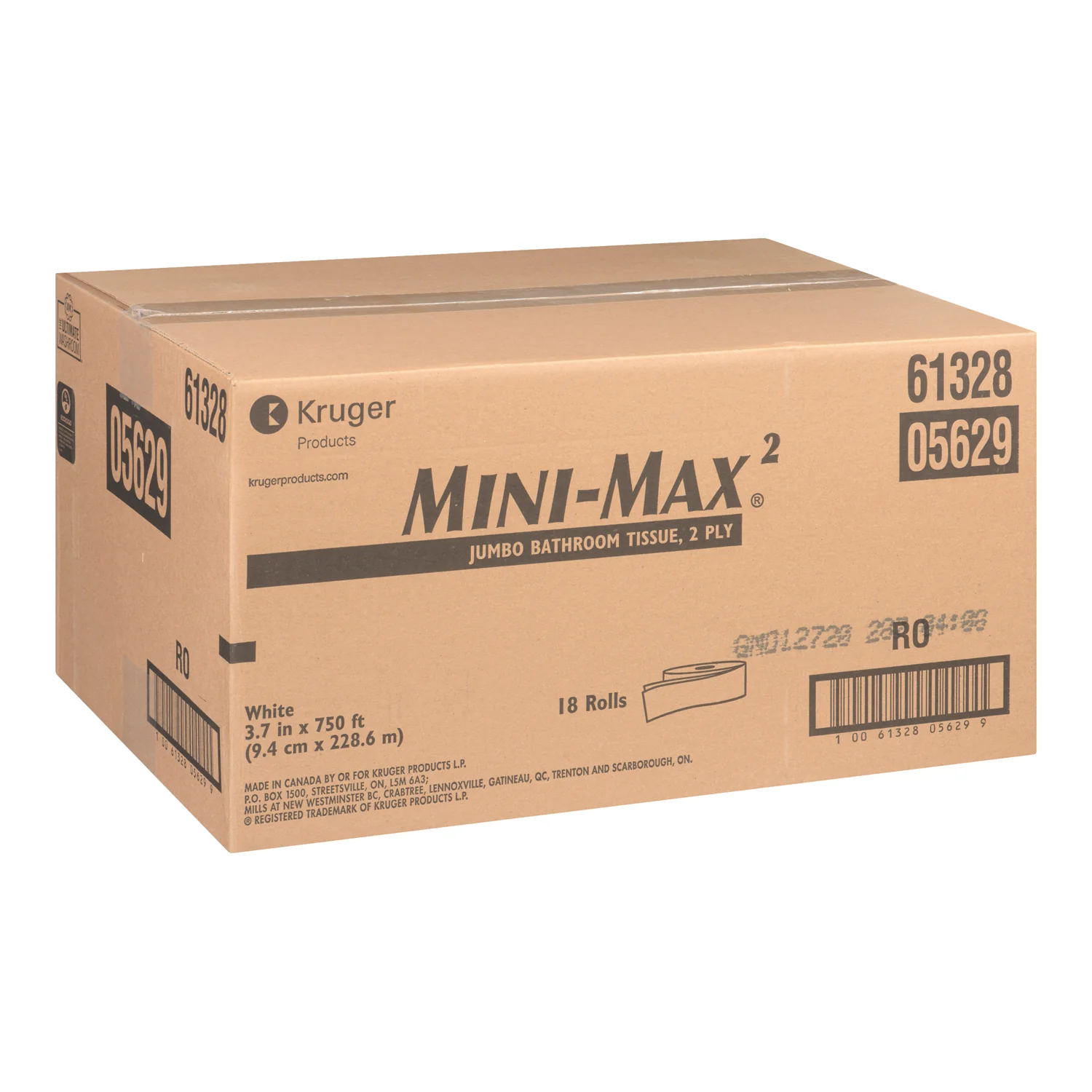Tissue Toilet Mini Max 2 Ply - 18 pak - Kruger - Packaging and Accessories - Restaurant Supplies and Equipment - Canadian Distribution - Image 2