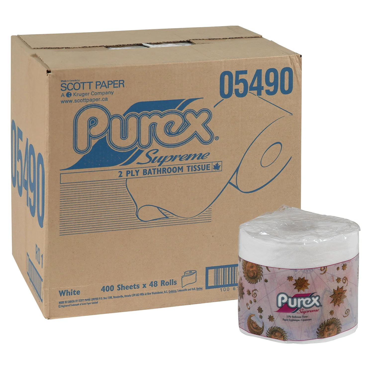 Tissue Toilet Supreme - 48 roll - Embassy Toilet - Packaging and Accessories - Restaurant Supplies and Equipment - Canadian Distribution - Image 3