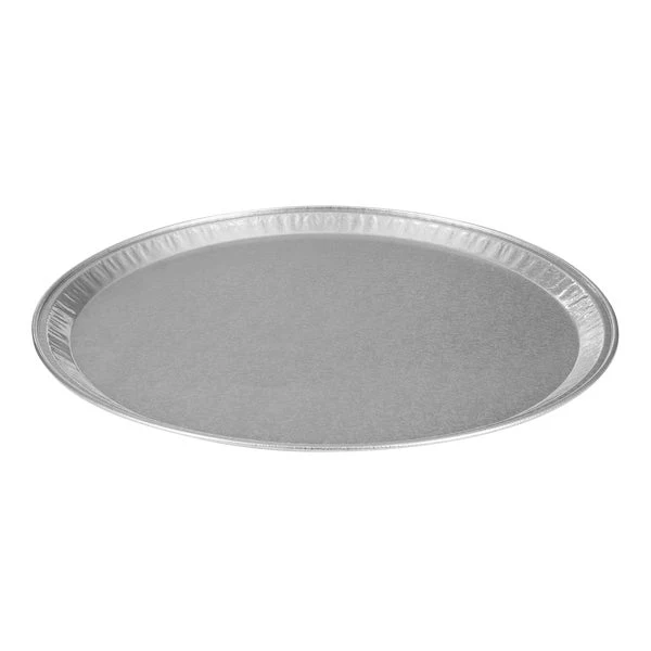 Titan 40.6 cm (16 in) Round Aluminum Embossed Catering Trays - Pack of 25 - Disposables, Restaurant Packaging and Take-Out Supplies - Canadian Distribution - Ships Free Within Canada on Orders Above CAD $199