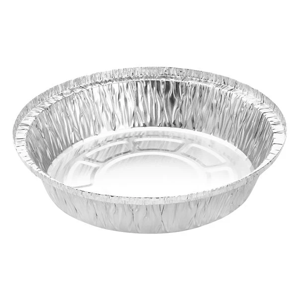 Titan 7-in Round Aluminum Containers - Pack of 500 - Disposables, Restaurant Packaging and Take-Out Supplies - Canadian Distribution - Ships Free Within Canada on Orders Above CAD $199