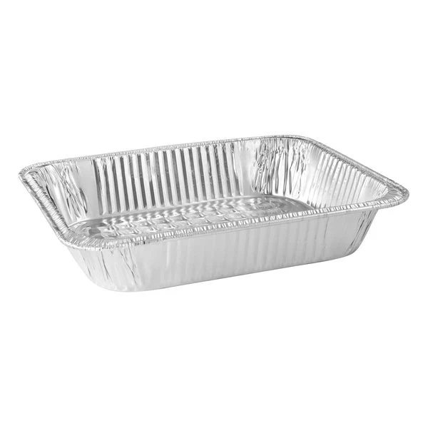 Titan Aluminum Half Steam Pans - Pack of 100  - Disposables, Restaurant Packaging and Take-Out Supplies - Canadian Distribution - Ships Free Within Canada on Orders Above CAD $199