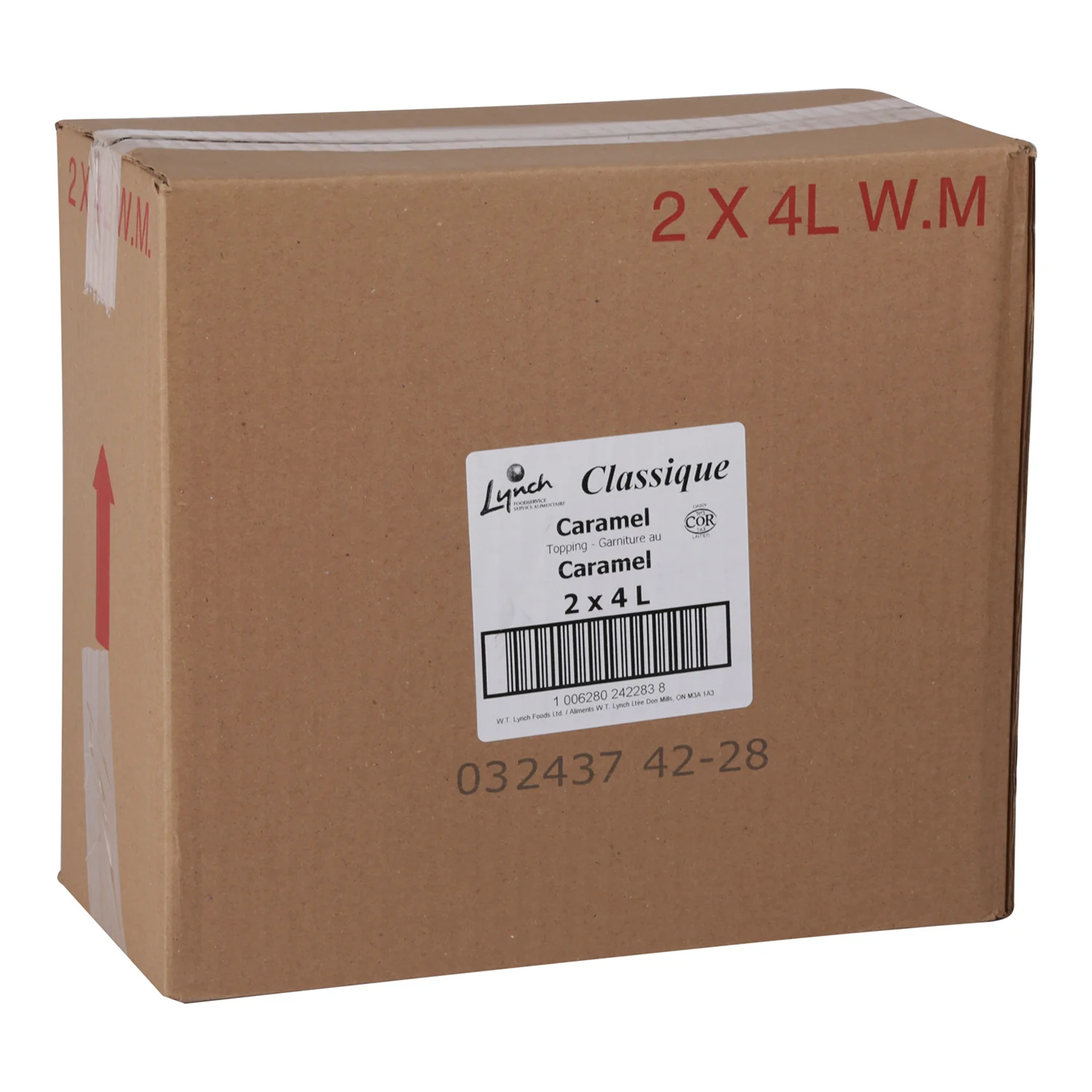Topping Caramel Classic - 2 x 4 L - Lynch - Baking Mixes and Ingredients - Canadian Distribution - Ships Free Within Canada on Orders Above CAD $199 - Image 2