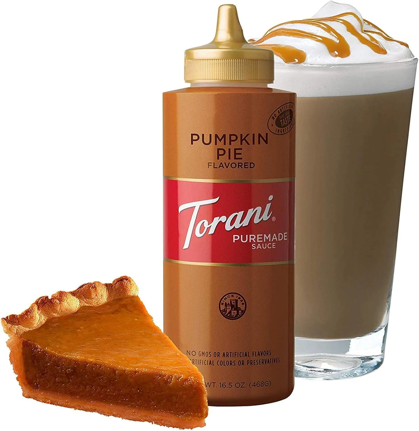 Torani Puremade Sauce Variety Pack - 4 Bottles (16.5oz Each) - Caramel, Dark Chocolate, White Chocolate & Pumpkin Pie - Canadian Distribution - Ships Free Within Canada on Orders Above CAD $199 - Image 7