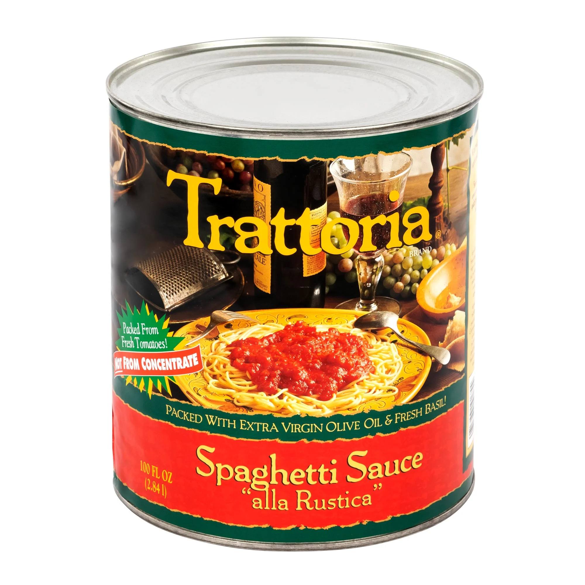 Trattoria Spaghetti Sauce - 4 x 2.84 L - Grocery and Food Items - Canadian Distribution - Ships Free Within Canada on Orders Above CAD $199