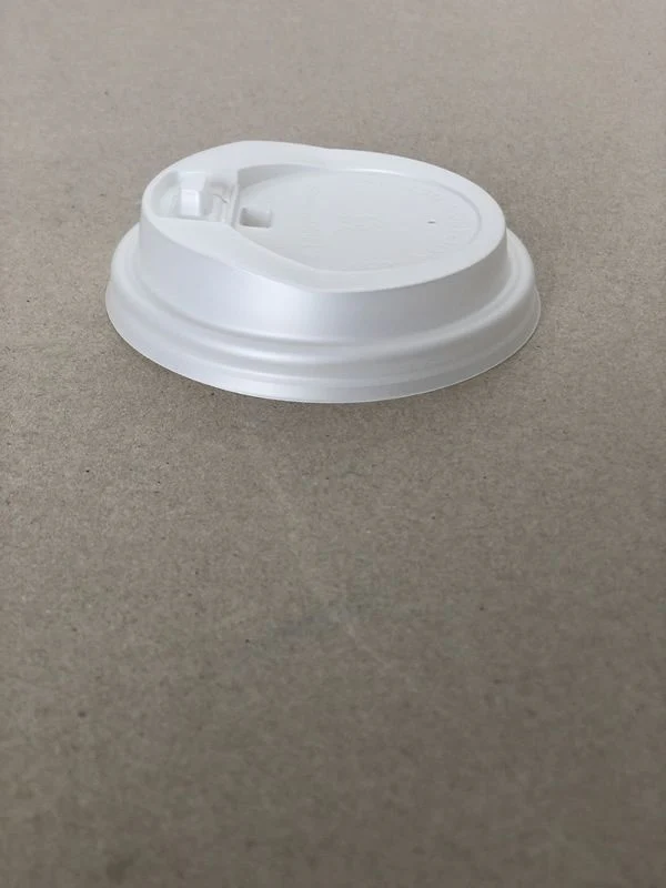Travel White PLA Compostable Hot Cup Lid - 8/10-20 oz - 1000cs BPI - Disposable Take Away Food Packaging - Canadian Distribution - Image 3