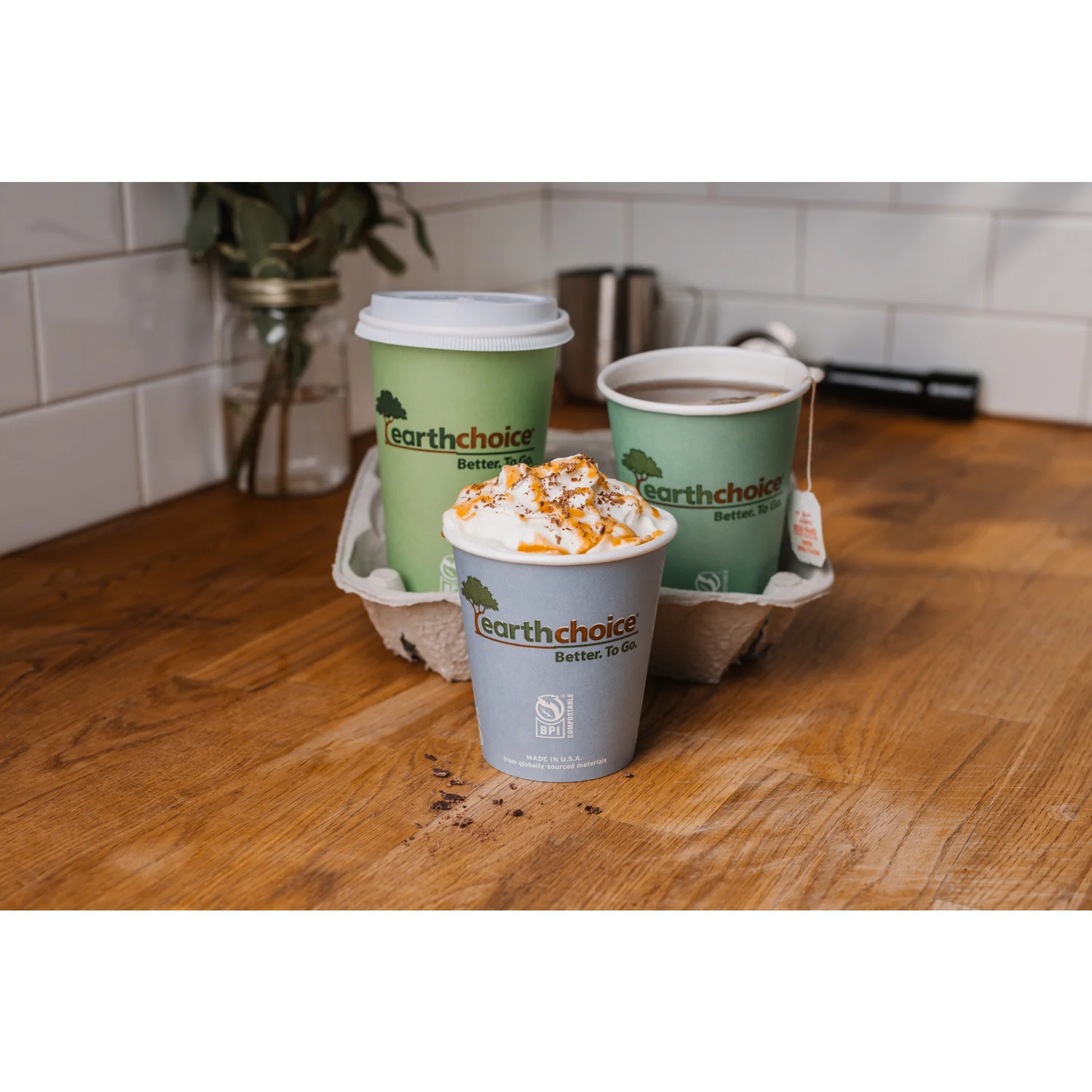 Tray Carrier 4 Cup Molded Fibre - 1 x 300 count - Pactiv Corp - Packaging and Accessories - Restaurant Supplies and Equipment - Canadian Distribution - Image 5