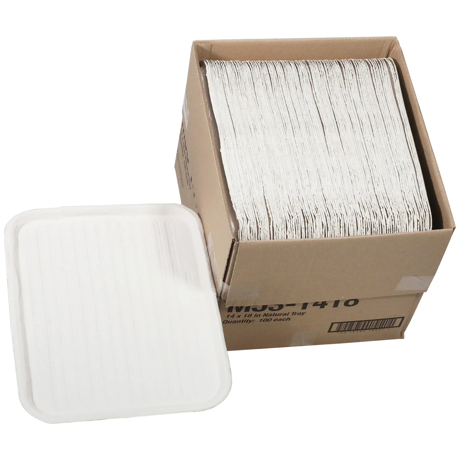 Tray Food Paper White Serving Fibre - 100 x 14 x 18 - Pactiv Corp - Packaging and Accessories - Restaurant Supplies and Equipment - Canadian Distribution - Image 11