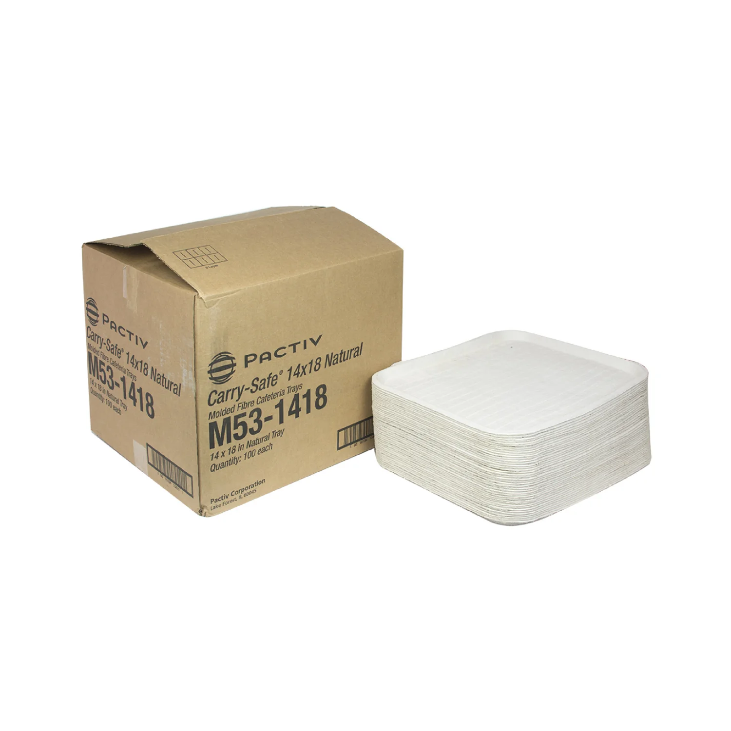 Tray Food Paper White Serving Fibre - 100 x 14 x 18 - Pactiv Corp - Packaging and Accessories - Restaurant Supplies and Equipment - Canadian Distribution - Image 13