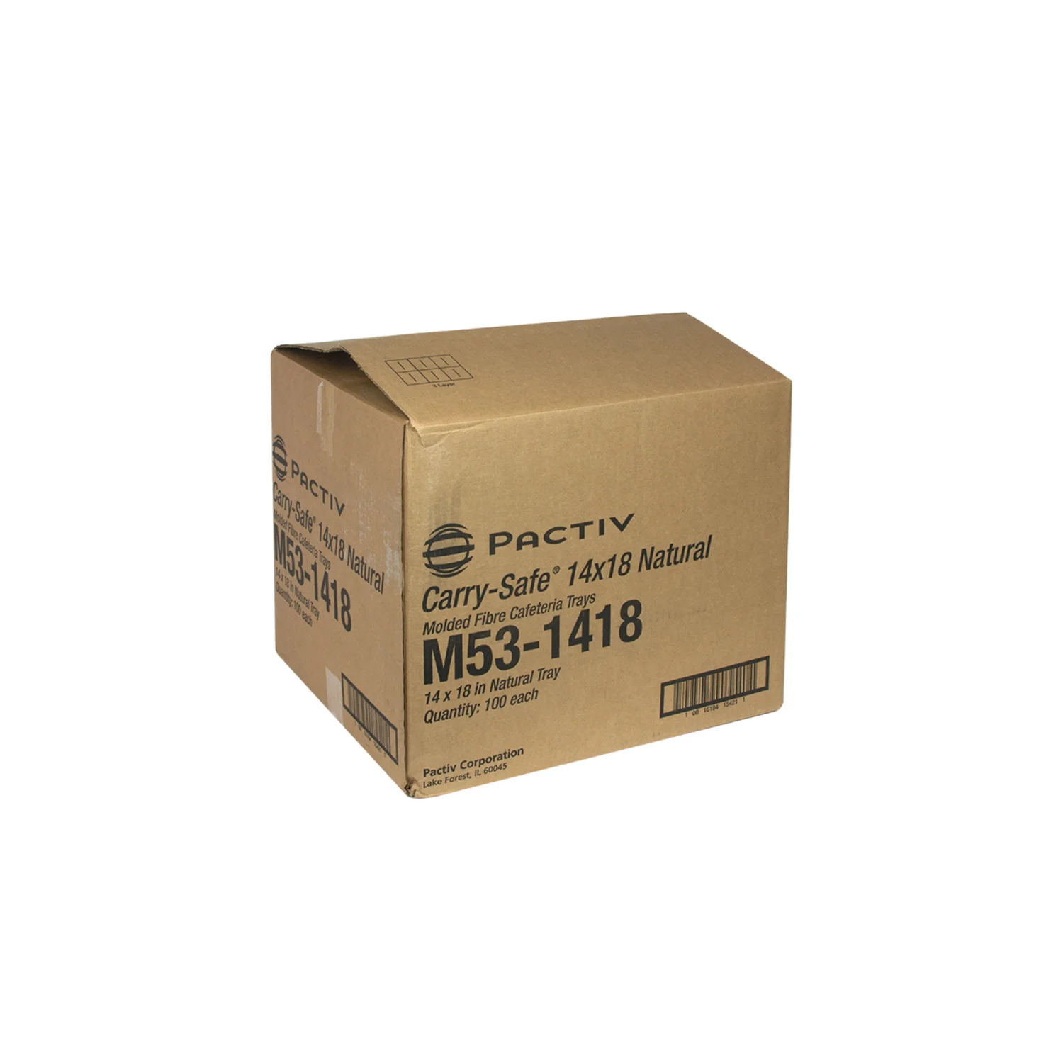 Tray Food Paper White Serving Fibre - 100 x 14 x 18 - Pactiv Corp - Packaging and Accessories - Restaurant Supplies and Equipment - Canadian Distribution - Image 14