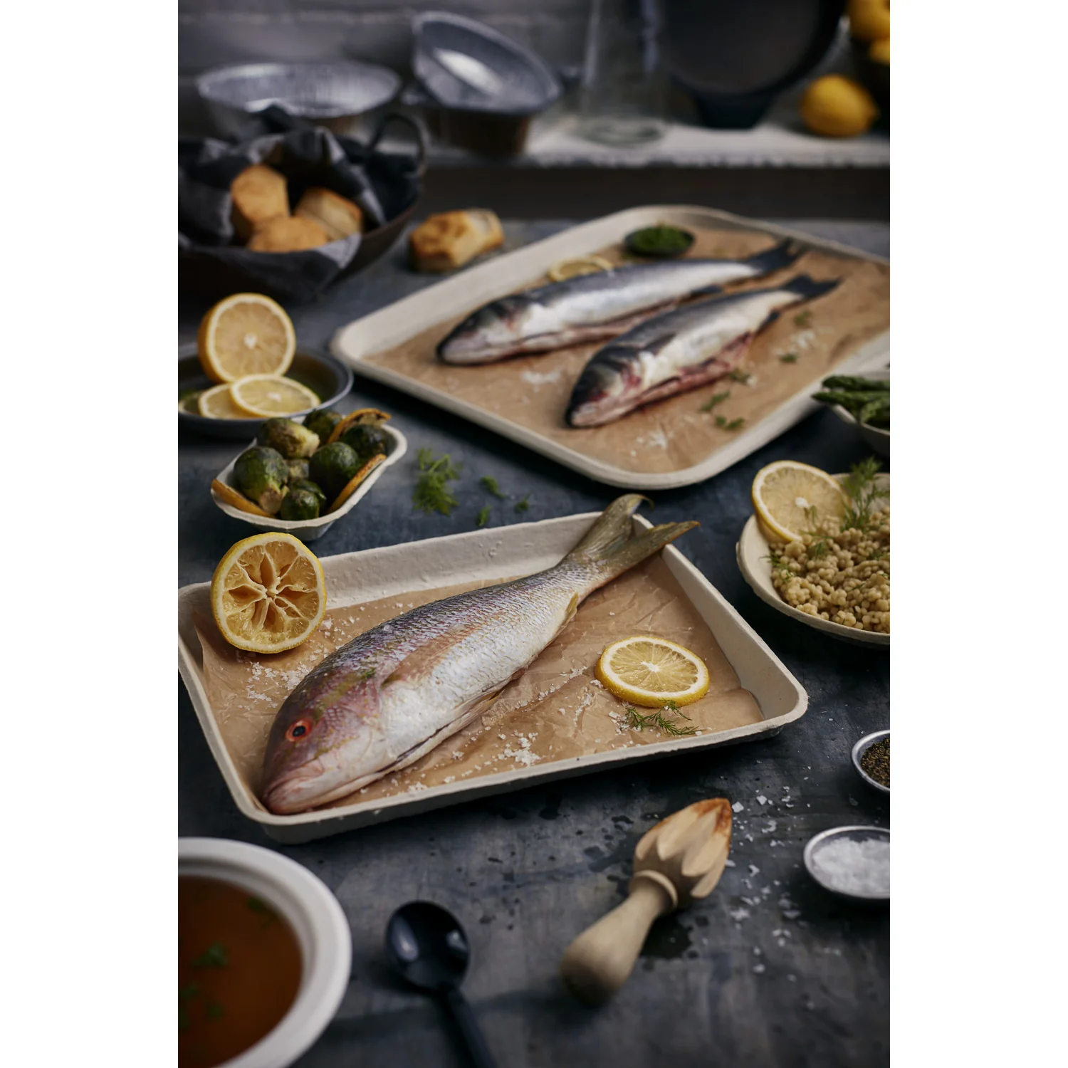 Tray Food Paper White Serving Fibre - 100 x 14 x 18 - Pactiv Corp - Packaging and Accessories - Restaurant Supplies and Equipment - Canadian Distribution - Image 2