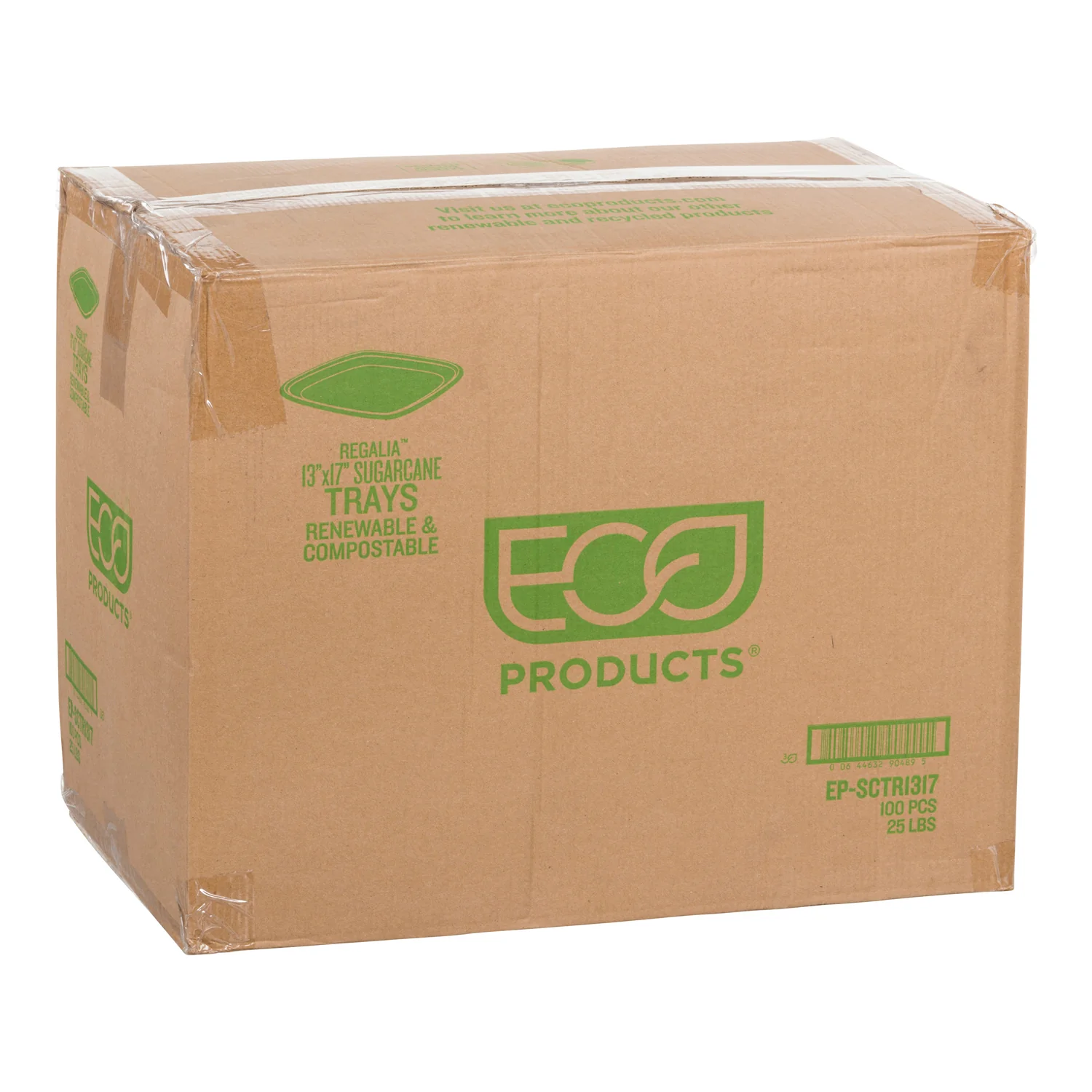 Tray Paper 13 x 17 Sugarcane - 1 x 100 count - Eco Products - Packaging and Accessories - Restaurant Supplies and Equipment - Canadian Distribution - Image 2
