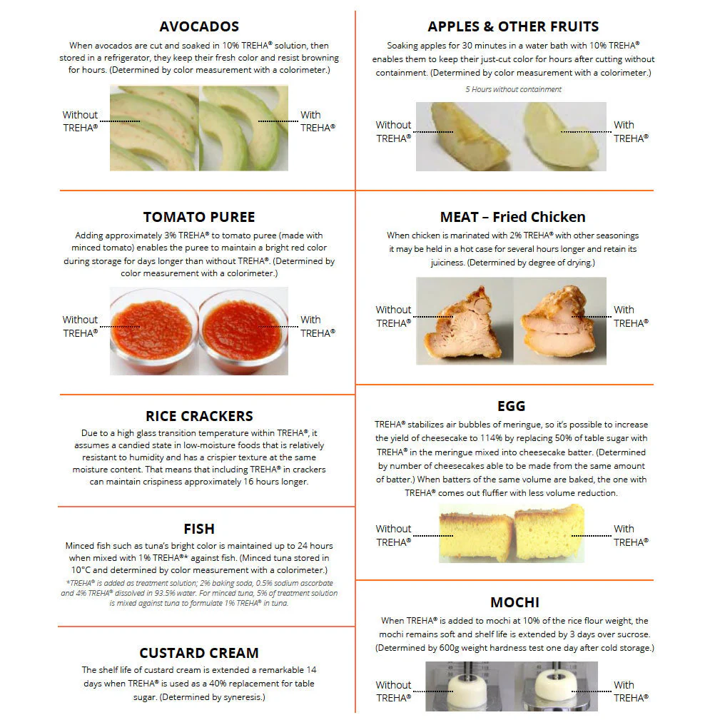 TREHA Trehalose – Low-Sweetness Sugar for Moisture, Texture & Shelf Life Stability - 3/10/20 kg - Canadian Distribution - Ships Free Within Canada on Orders Above CAD $199 - Image 2