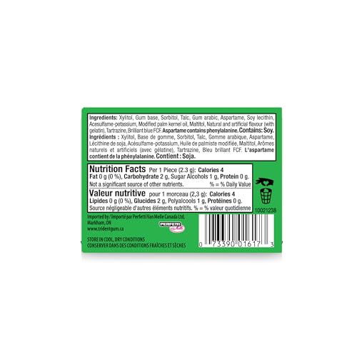 Trident Vibes Spearmint Rush Sugar-Free Gum - 9 Pack Clutch Box (126 Pieces) - Canadian Distribution - Ships Free Within Canada on Orders Above CAD $199 - Image 8