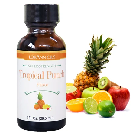 Tropical Punch Flavoring - Super Strength Flavor 1 oz., 16 oz., 1 Gallon, 5 Gallons - Ships Free Within Canada on Orders Above CAD $199