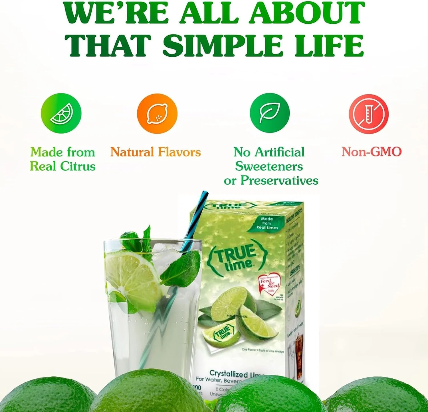 True Lime – Water Enhancer – Lime – 2 × 100 Pack – Real lime no preservatives - Canadian Distribution - Ships Free Within Canada on Orders Above CAD $199 - Image 5