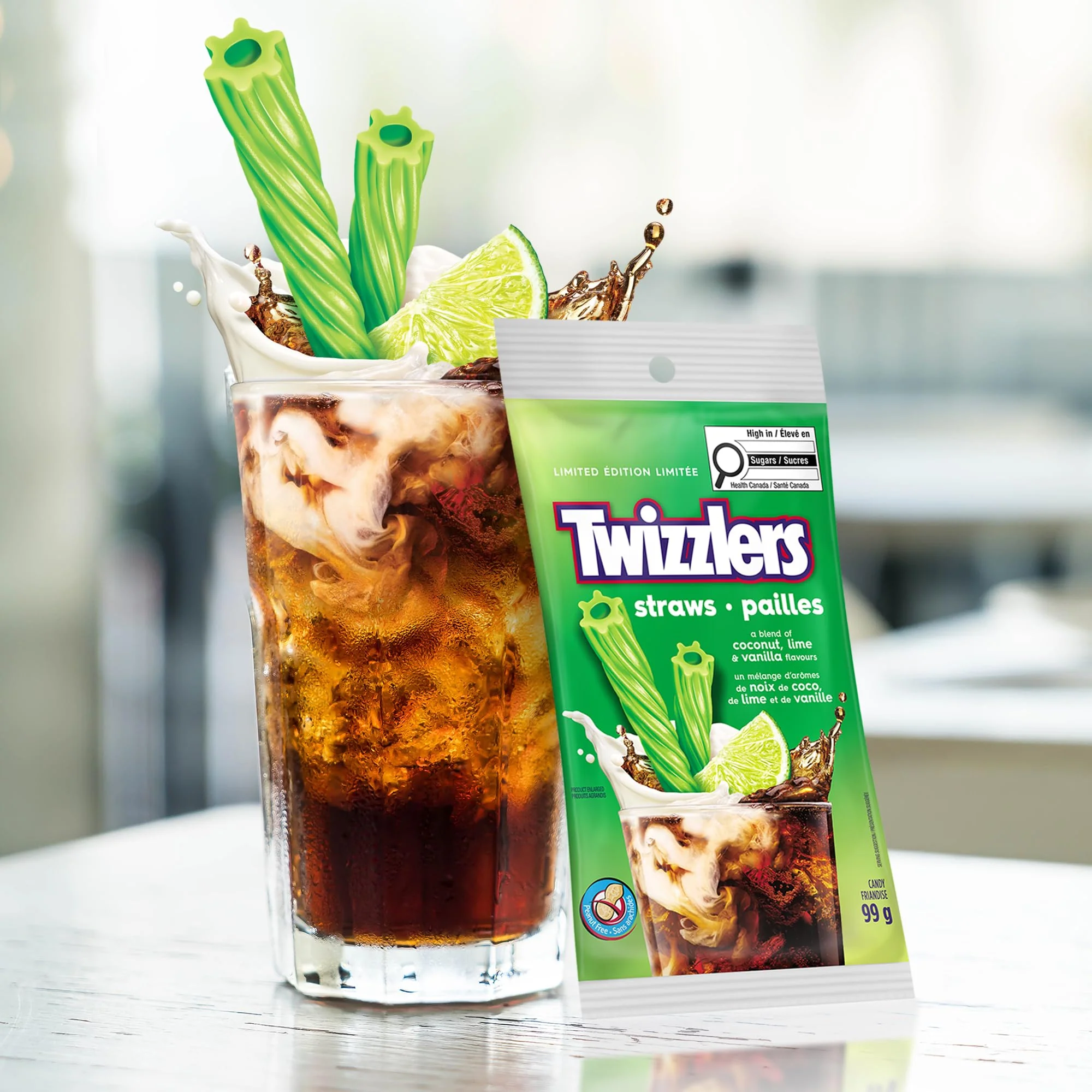 Twizzlers Straws - Coconut, Lime & Vanilla Flavour Blend, 2 x 99g - Canadian Distribution - Ships Free Within Canada on Orders Above CAD $199 - Image 5