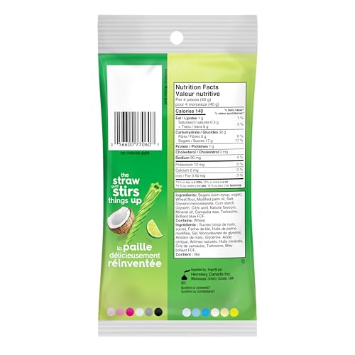 Twizzlers Straws - Coconut, Lime & Vanilla Flavour Blend, 2 x 99g - Canadian Distribution - Ships Free Within Canada on Orders Above CAD $199 - Image 8