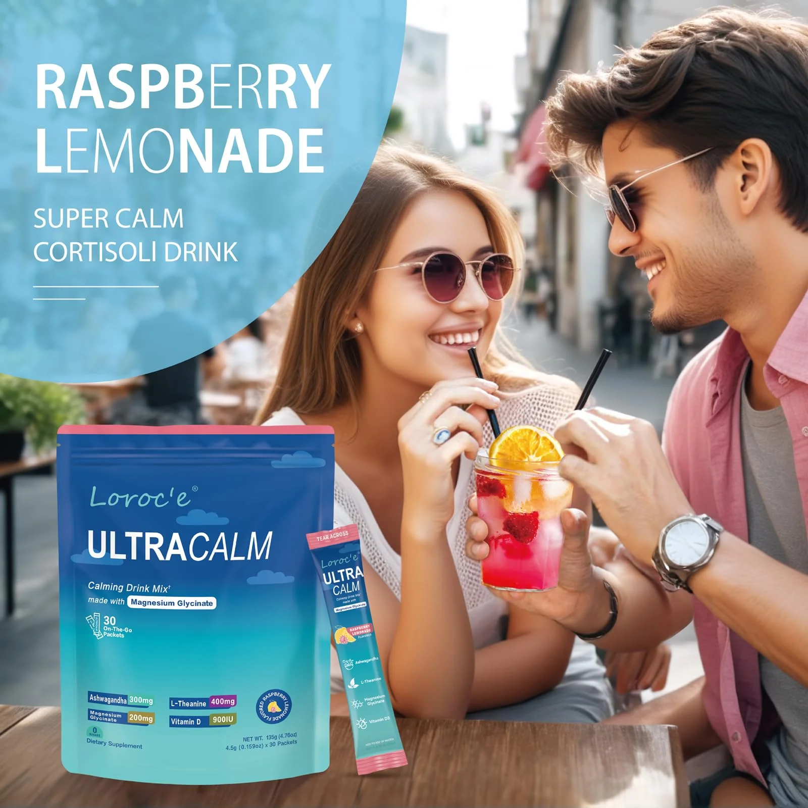 UltraCalm – Super Drink Packets – Raspberry Lemon – 30 Servings - Canadian Distribution - Ships Free Within Canada on Orders Above CAD $199 - Image 4