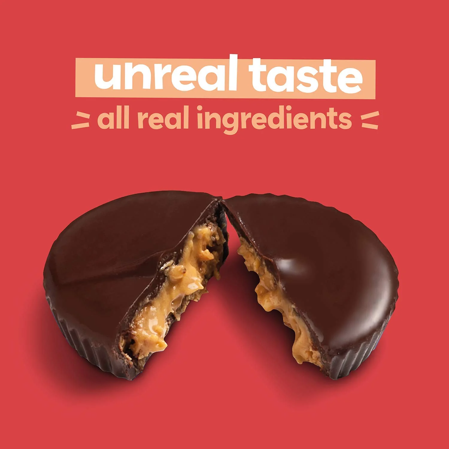 Unreal Dark Chocolate Peanut Butter Cups - 2 x Single Pack - Canadian Distribution - Ships Free Within Canada on Orders Above CAD $199 - Image 4